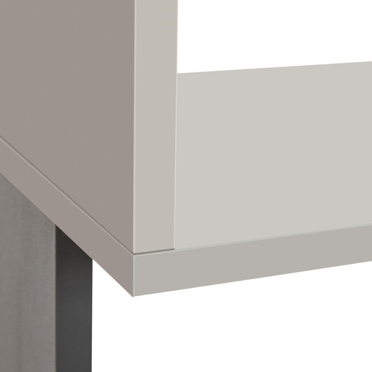 REGAL Anthrazit, Kaschmir  - Kaschmir/Anthrazit, Basics, Holzwerkstoff (35/161/30cm) - Xora