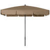 SONNENSCHIRM 185x120 cm Greige  - Greige/Anthrazit, Basics, Textil/Metall (185/120cm) - Doppler