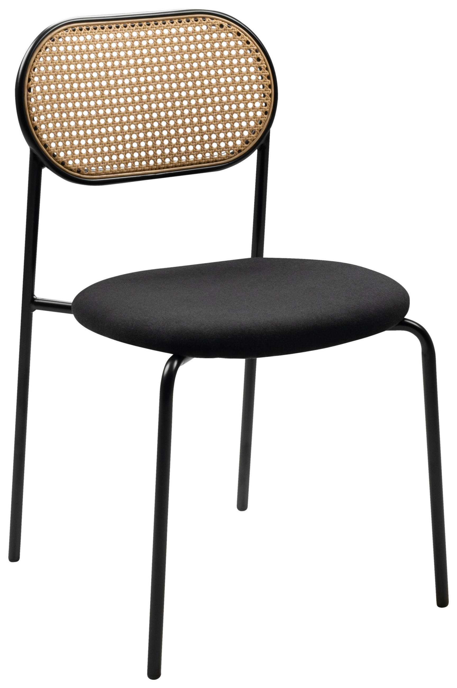 MID.YOU STUHL Webstoff Braun, Schwarz Rattan jetzt nur online 