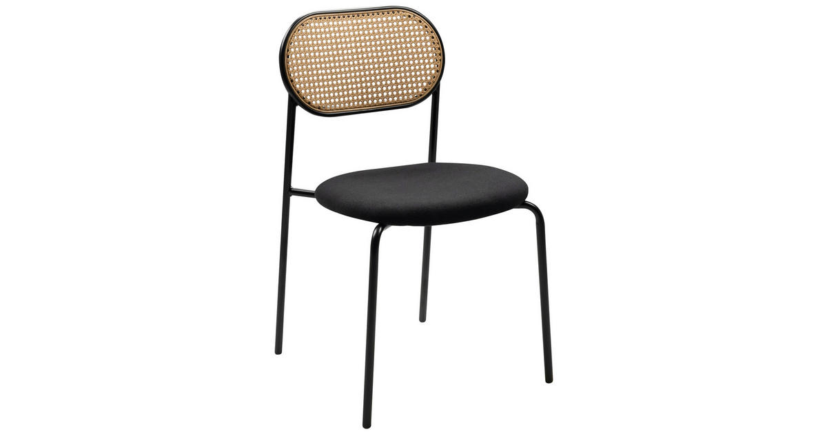 MID.YOU STUHL Webstoff Braun, Schwarz Rattan jetzt nur online 
