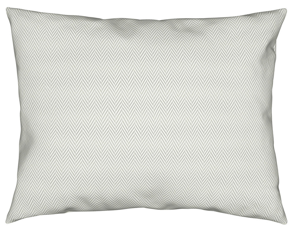 BETTWÄSCHE Flanell 140/200 cm  - Weiß/Grau, Textil (140/200cm) - Novel
