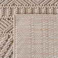 FLACHWEBETEPPICH 60/110 cm HELIX Beige  - Beige, Basics, Kunststoff/Textil (60/110cm) - Novel