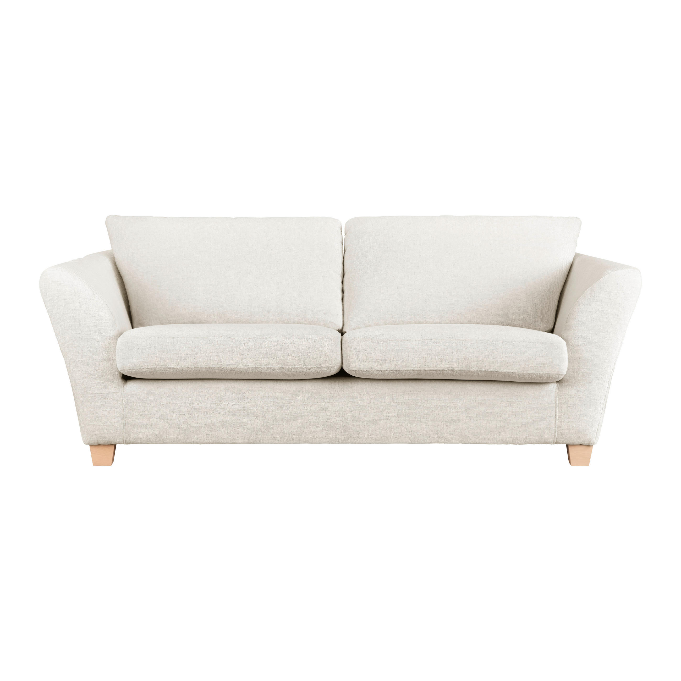 3-SITS SOFFA i chenille beige  - beige/naturfärgad, trä/textil (216/70-85/95cm) - MID.YOU