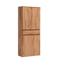 SCHUHSCHRANK Kernbuche vollmassiv Kernbuche  - Kernbuche, Natur, Holz (80/194/39cm) - Linea Natura