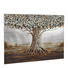 Bäume ÖLGEMÄLDE - Multicolor, LIFESTYLE, Holz/Textil (120/90/3cm) - Monee