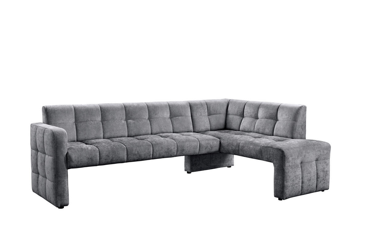 KLUPA KUTNA  antracit  drvo, tekstil, drvni materijal      - crna/antracit, Moderno, drvni materijal/drvo (245/157cm) - Livetastic