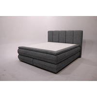 Pat Boxspring, 160/200 cm, gri - gri, Modern, materiale naturale/lemn (160/200cm) - Voleo