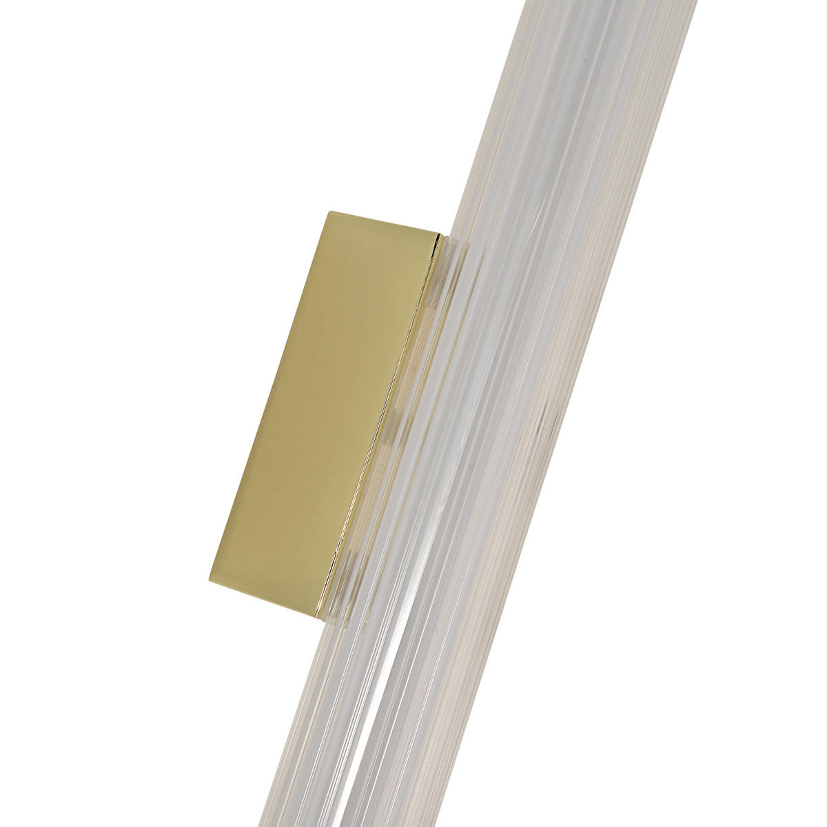 LED-WANDLEUCHTE Linea  61/6/11.5 cm  - Goldfarben, Design, Glas (61/6/11.5cm)