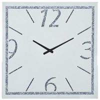 FALIÓRA 60/60/3,8 cm   - ezüstszínű, Trend, faalapú anyag/Üveg (60/60/3,8cm) - Xora