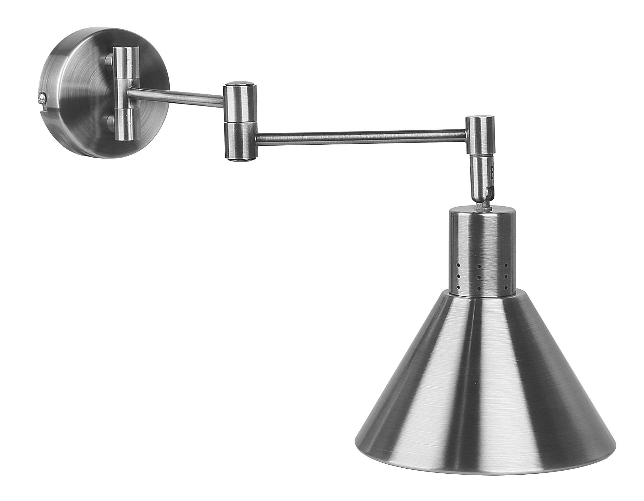 VÄGGLAMPA 37.5/14/17 cm   - Basics, metall (37.5/14/17cm)