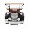 BARSCHRANK in Schwarz, Chromfarben, Dunkelrot  - Chromfarben/Schwarz, Trend, Holz/Kunststoff (97/109/71cm) - Ambia Home