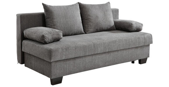 SCHLAFSOFA Flachgewebe Grau  - Grau, KONVENTIONELL, Holz/Textil (200/88/102cm) - Xora