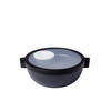 BENTOBOX - Transparent/Schwarz, KONVENTIONELL, Kunststoff (24/20.7/8,5cm) - Mepal