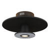 STROPNA LED-SVETILKA   //3000 K/230 V/ - črna, Basics, kovina/umetna masa (38/18cm) - Globo