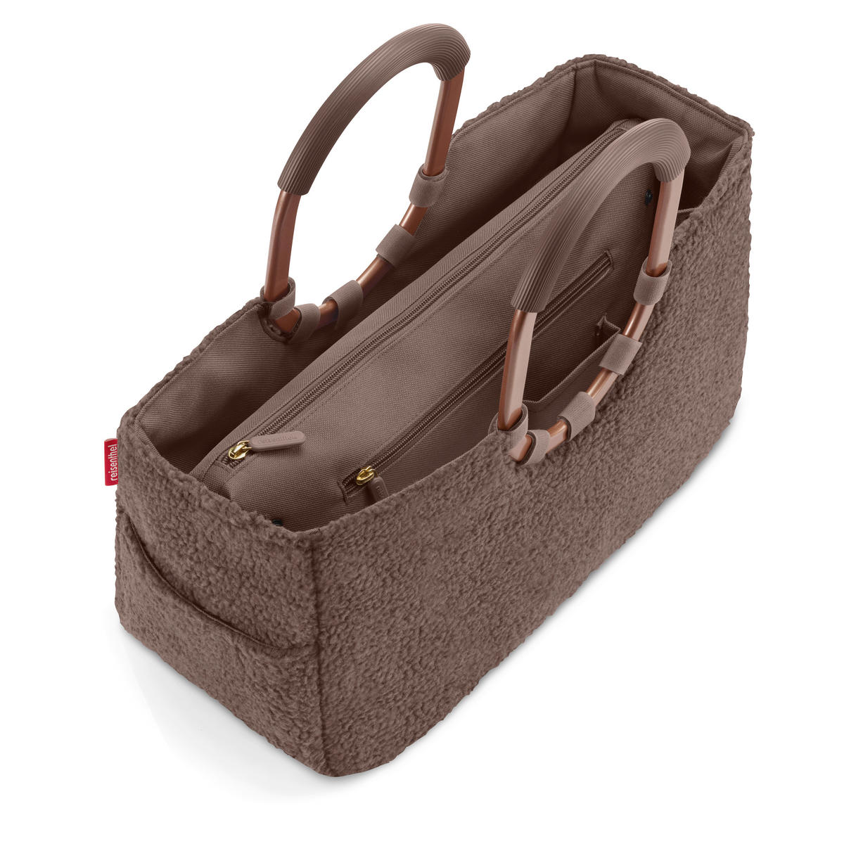 SHOPPER hnědá - hnědá, Basics, textil (40/26/20cm) - Reisenthel