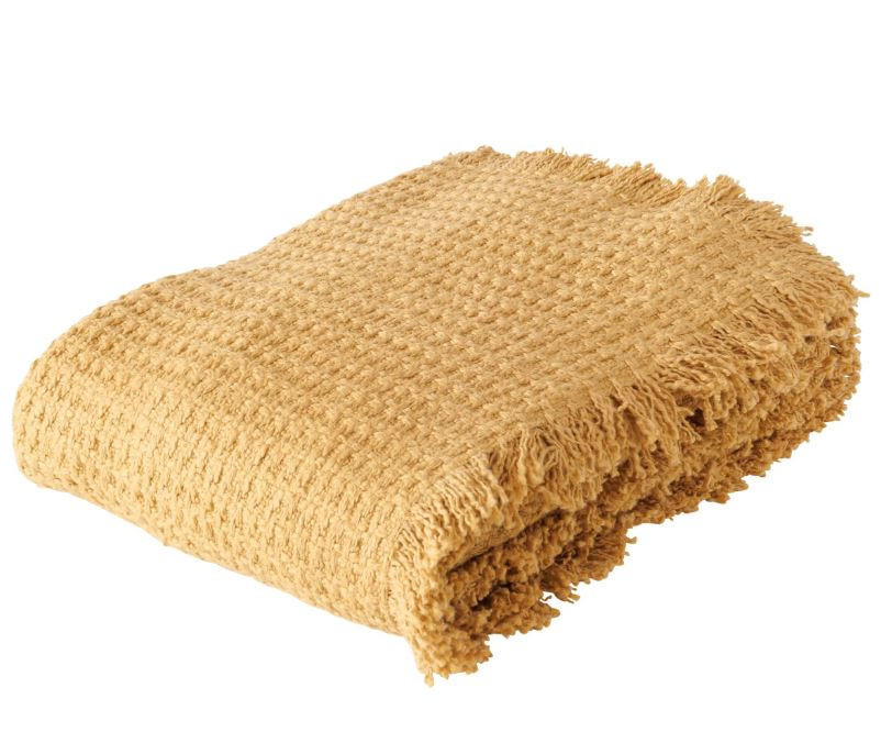 DECKE 150/180 cm  - Braun, Basics, Textil (150/180cm) - Boltze Home
