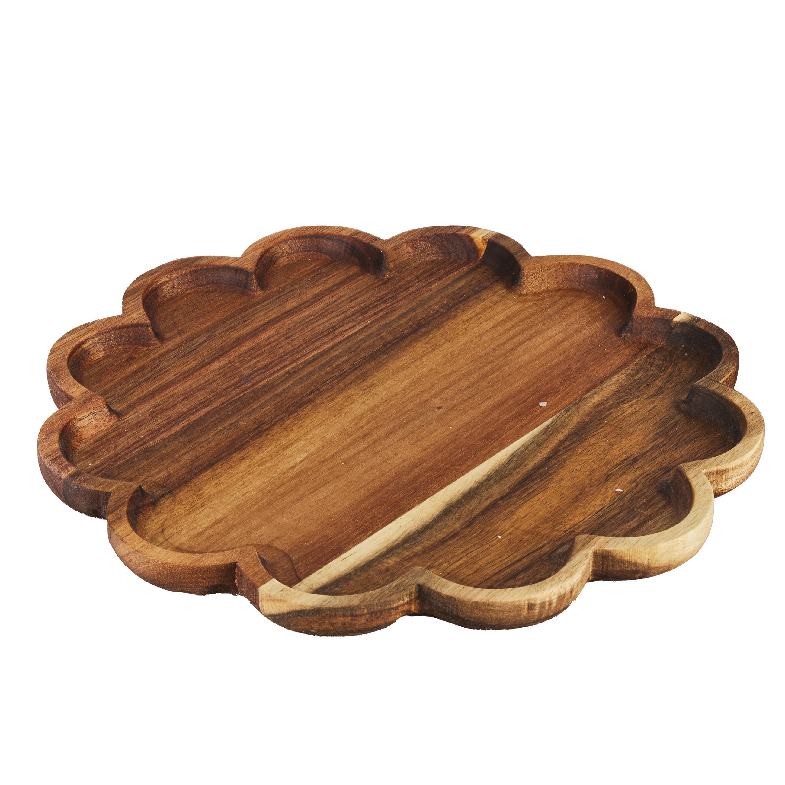 SERVIERTABLETT Holz Akazie  - Naturfarben, Basics, Holz (31,5/2cm)