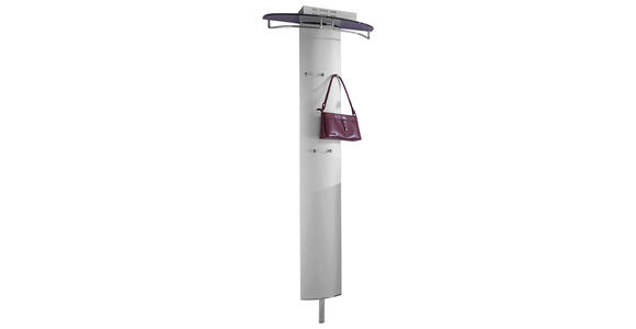 GARDEROBENPANEEL Alufarben - Alufarben, Design, Glas/Metall (63/192/26cm) - Moderano