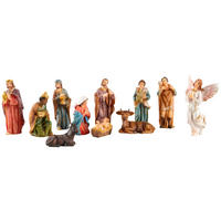 KRIPPENFIGUREN-SET - Multicolor, LIFESTYLE, Kunststoff (6cm)