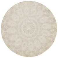 VENKOVNÍ KOBEREC, 120 cm krémová, béžová - krémová/béžová, Design (120cm) - Novel