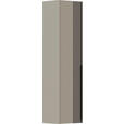 GARDEROBENSCHRANK 43/165/34 cm  - Sandfarben/Taupe, Design, Glas/Holzwerkstoff (43/165/34cm) - Dieter Knoll