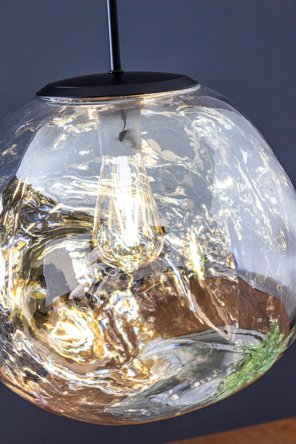 PENDELLEUCHTE Canopus 36/150 cm   - Transparent, Design, Glas (36/150cm)