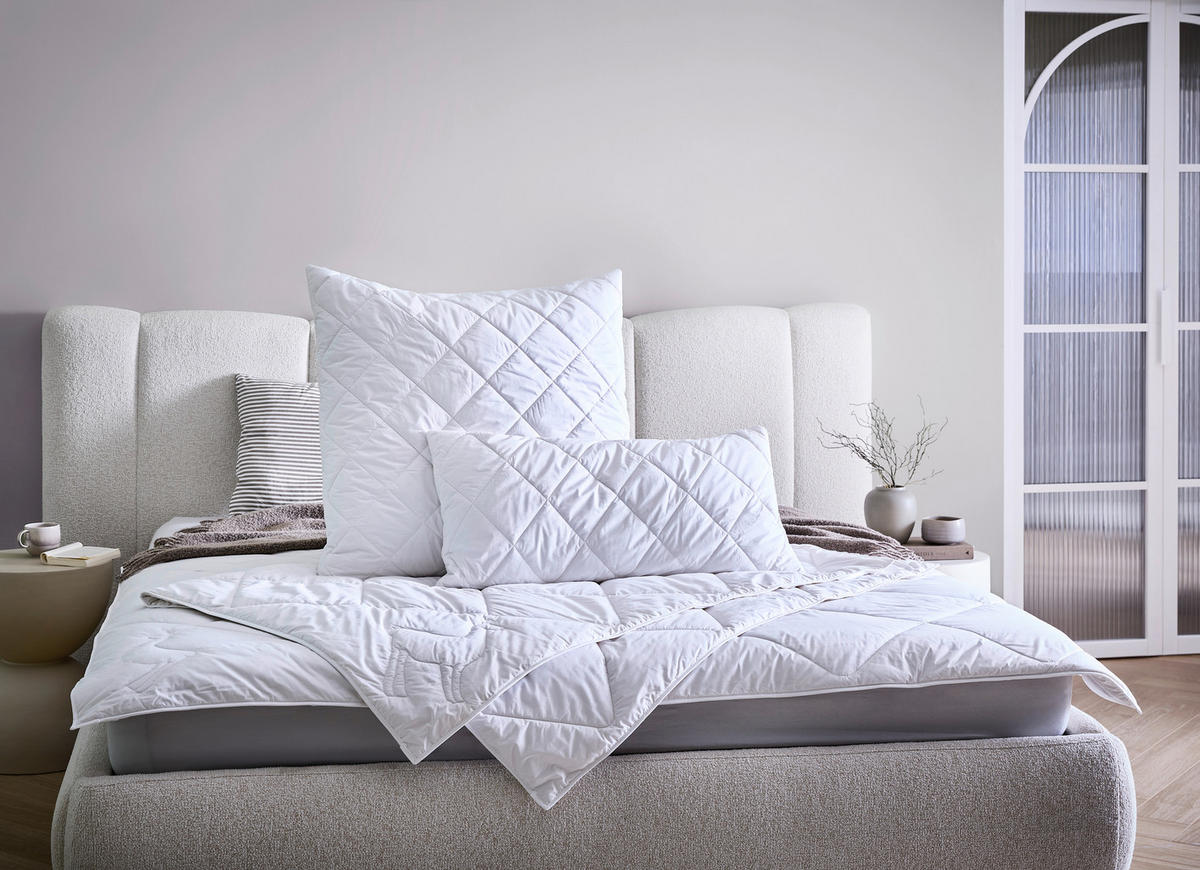 GANZJAHRESDECKE  Pasco  200/200 cm   - Weiß, Basics, Textil (200/200cm) - Sleeptex