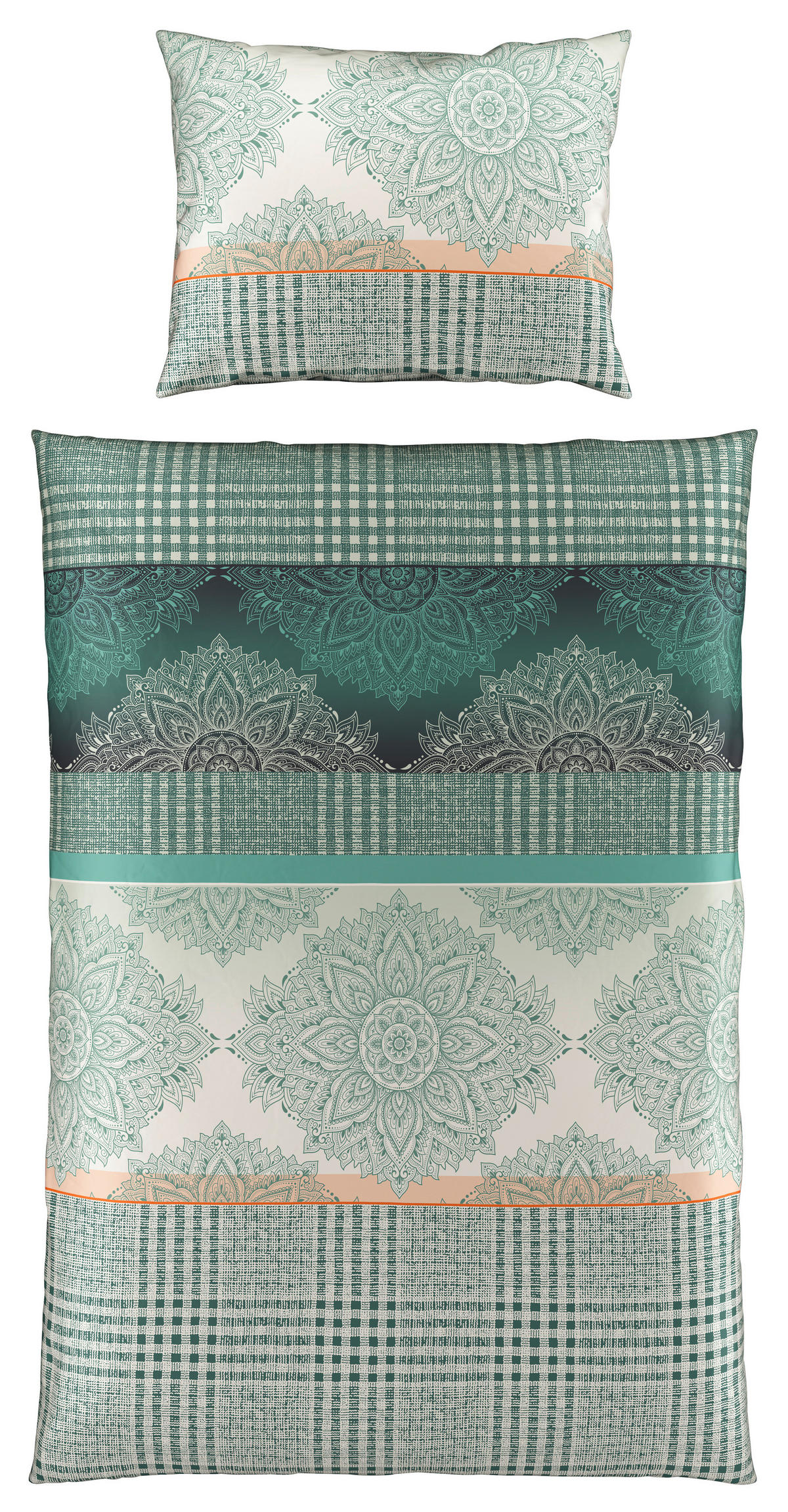POSTELJINA PAOLA 140/200 cm saten zelena  - zelena, Konvencionalno, tekstil (140/200cm) - Esposa