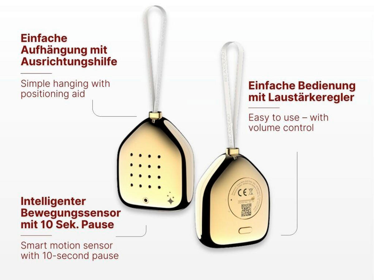 SOUNDBOX - Goldfarben, Trend, Kunststoff (5,5/6,8/3,2cm)