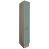 APOTHEKERSCHRANK 30/211/57 cm  in Eiche San Remo, Grün  - Chromfarben/Eiche San Remo, Design, Holzwerkstoff/Metall (30/211/57cm) - MID.YOU