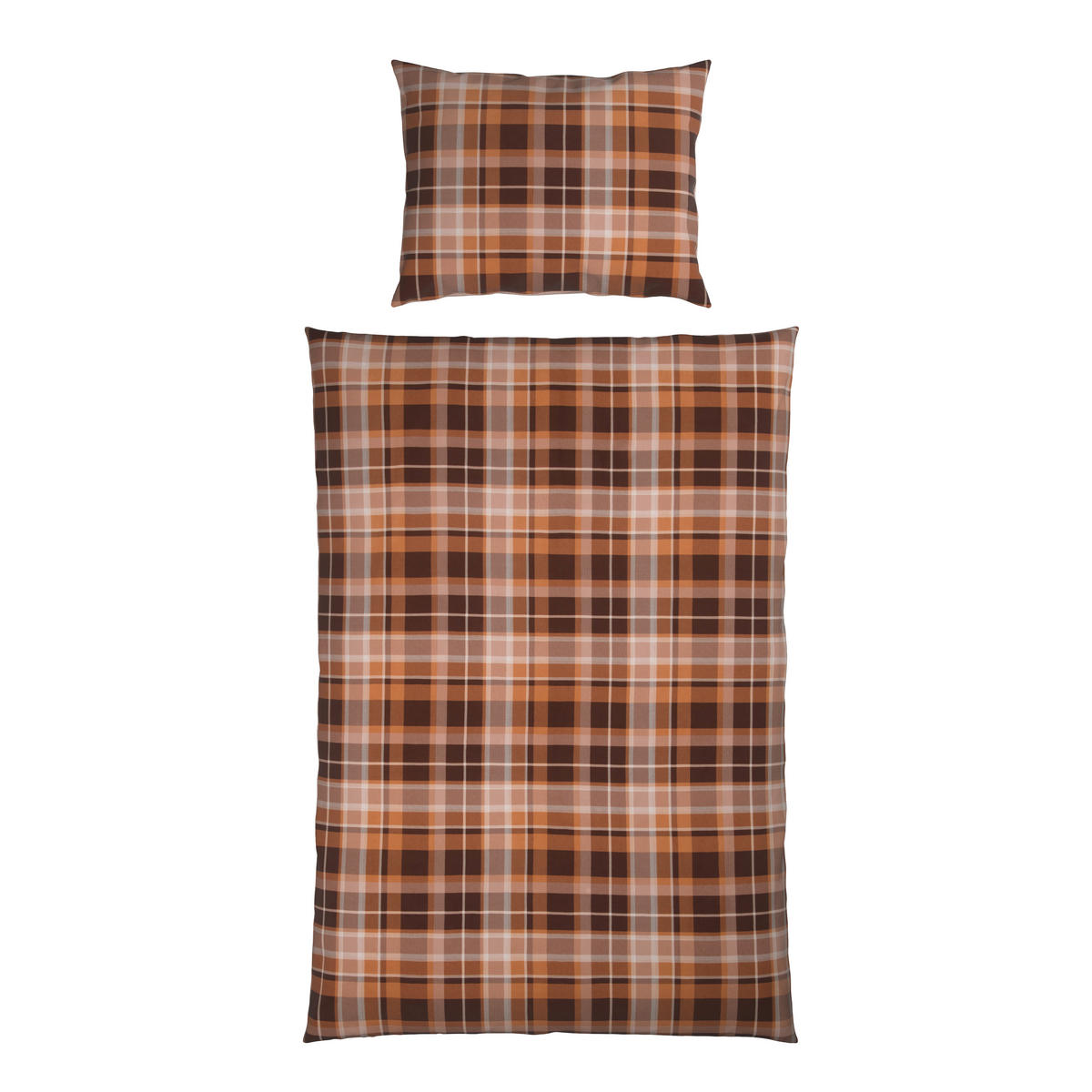 BETTWÄSCHE 6-teilig S. OLIVER Flanell 140/200 cm  - Beige/Braun, Basics, Textil (140/200cm) - S. Oliver