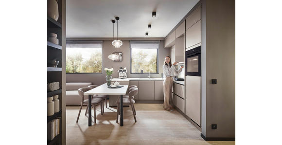 EINBAUKÜCHE   - Grau, Design, Holzwerkstoff - Xora