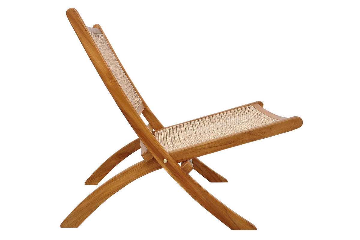 STUHL  klappbar   - Naturfarben, Design, Holz (65/75/83cm) - MID.YOU