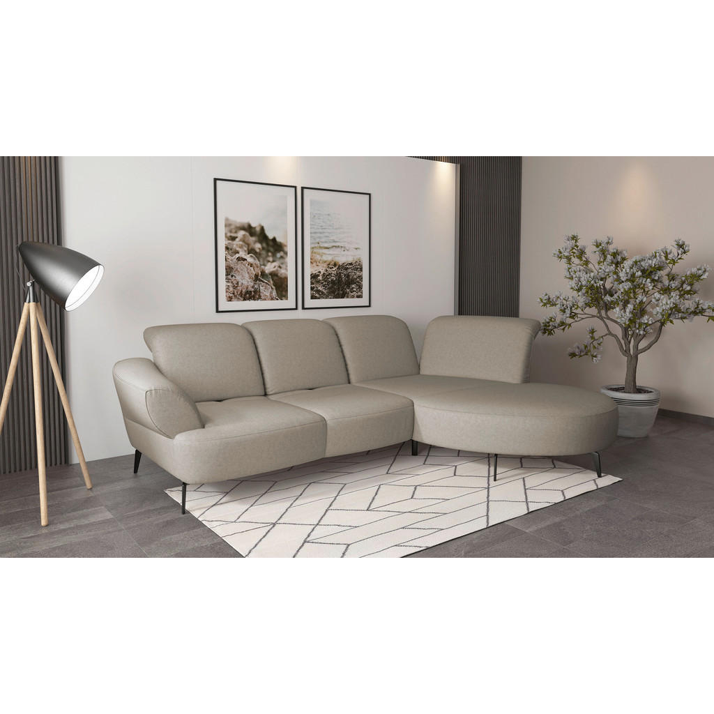 Sit & More ROHOVÁ SEDAČKA, textil, taupe