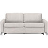 SCHLAFSOFA in Textil Beige  - Beige/Schwarz, Konventionell, Textil/Metall (187/84/97cm) - Welnova