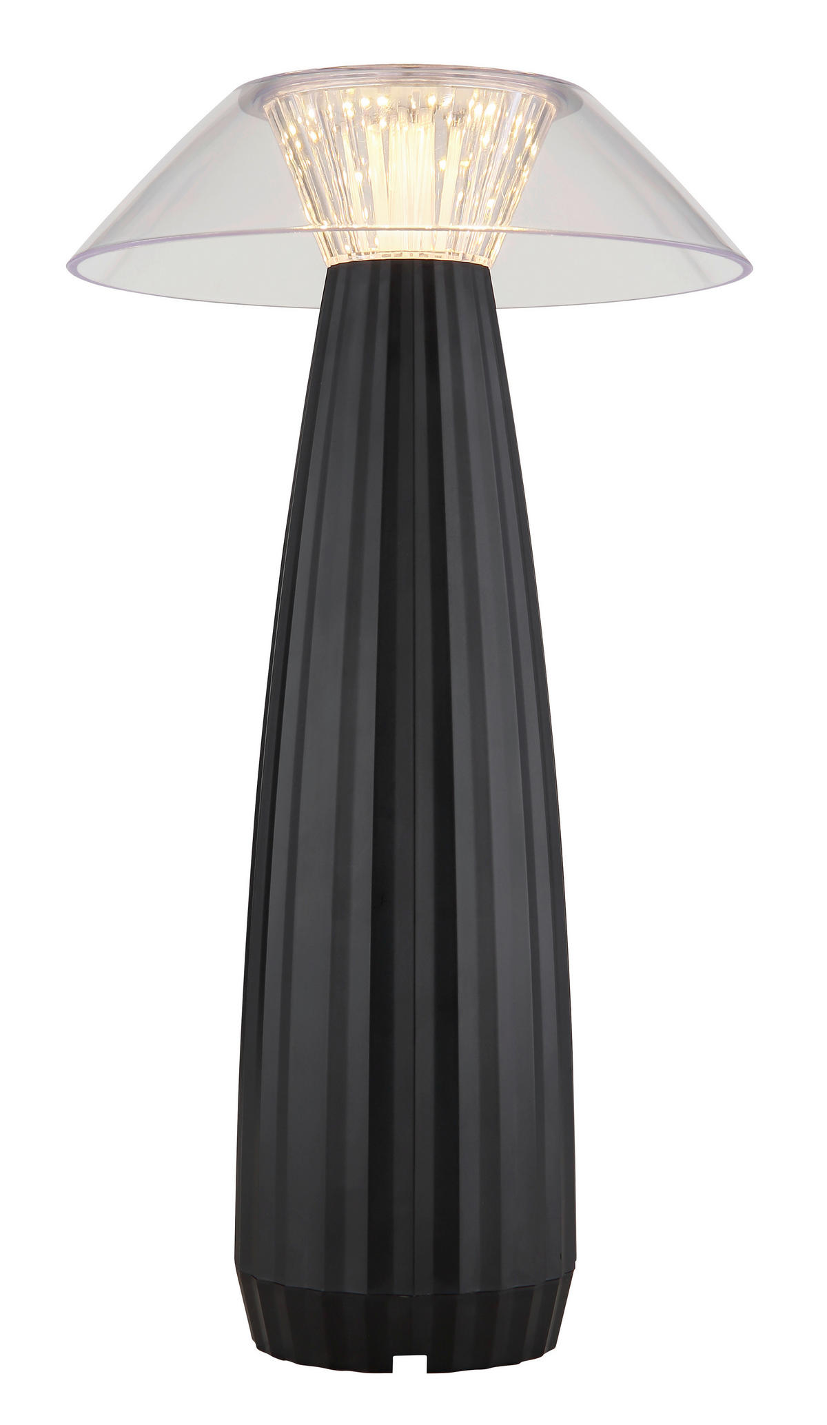 NAMIZNA LED-SVETILKA        15,4/28 cm       - črna/prosojno, Design, umetna masa (15,4/28cm) - Globo