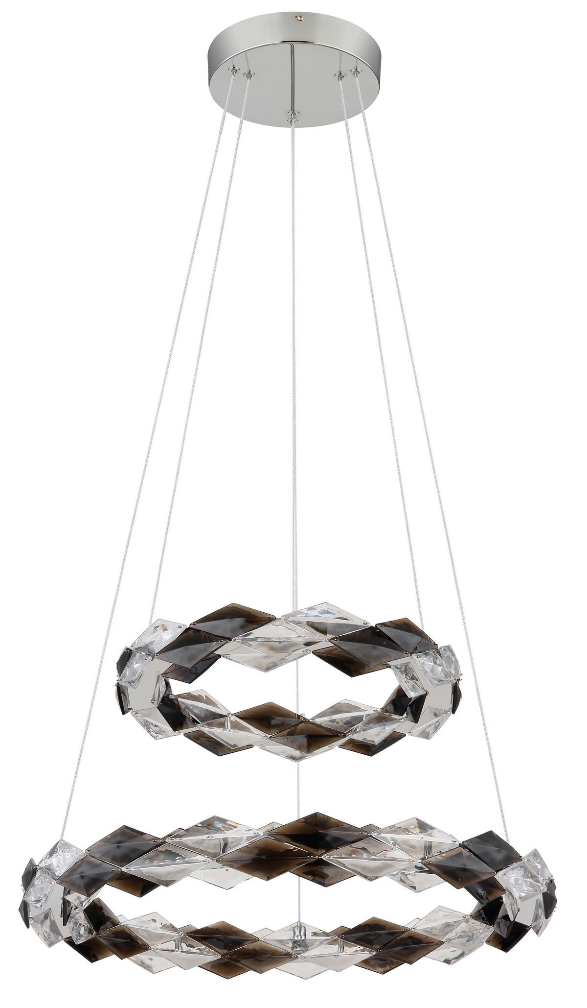 ZÁVĚSNÉ LED SVÍTIDLO, 55/55/130 cm  - Design (55/55/130cm) - Globo