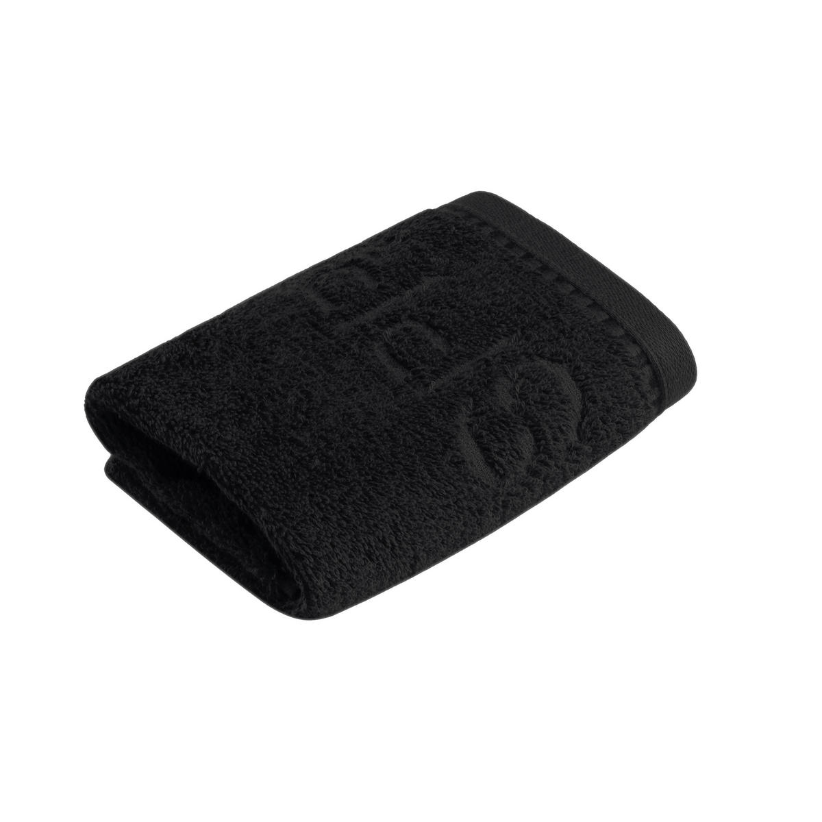 SEIFTUCH 30/30 cm MODERN SOLID NOS Esprit Wäsche Schwarz  - Schwarz, Basics, Textil (30/30cm) - Esprit