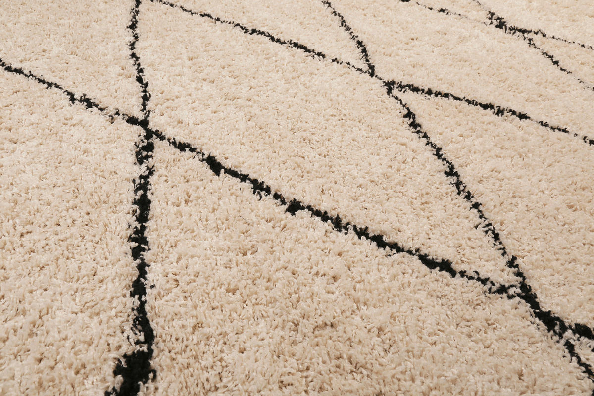 HOCHFLORTEPPICH 133/200 cm Studio One Beige  - Beige, Design, Textil (133/200cm) - WECON HOME