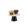 TORTENPLATTE - Schwarz, Basics, Stein/Metall (22cm) - Echtwerk