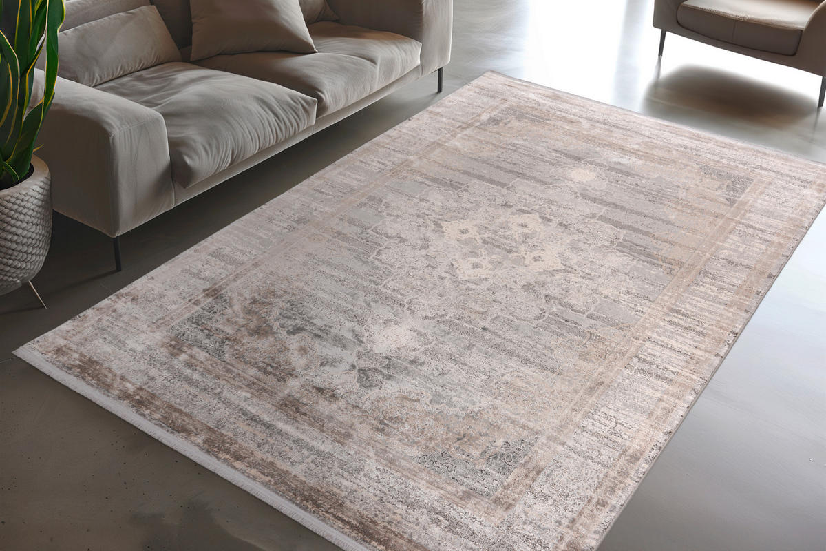 SZŐNYEG   - ezüstszínű, Konventionell, textil (120/170cm)