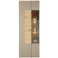 VITRINA boja hrasta   - boja hrasta, Moderno, pločasti materijal (70/197/38cm) - Mömax