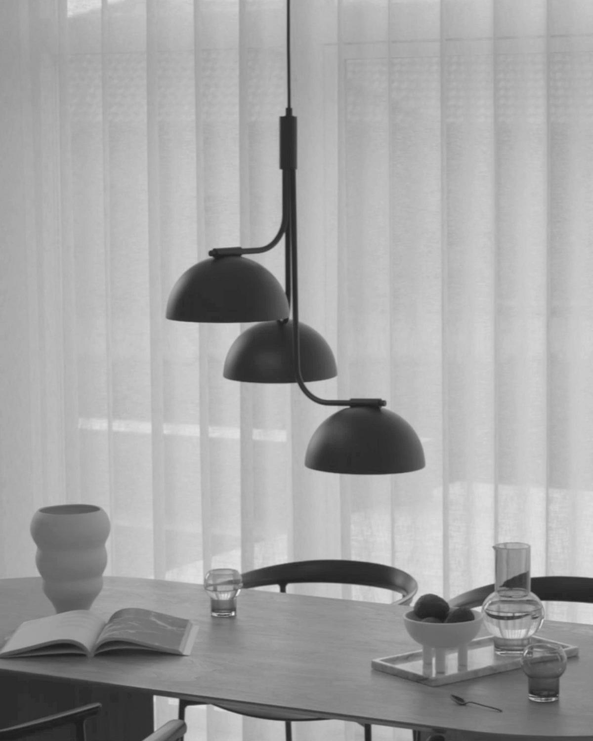 HÄNGELEUCHTE Tullio 60/73 cm   - Schwarz, Design, Metall (60/73cm) - Nordlux