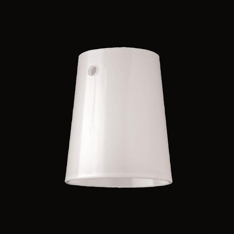 LEUCHTENGLAS - Weiss, Basics, Glas (7,2/8,9cm) - Fischer & Honsel
