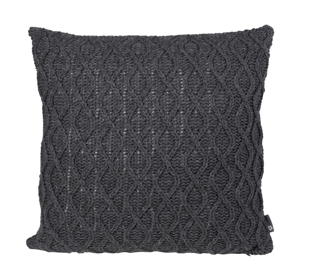 KISSENHÜLLE 45/45 cm  - Anthrazit, Basics, Textil (45/45cm) - Pichler