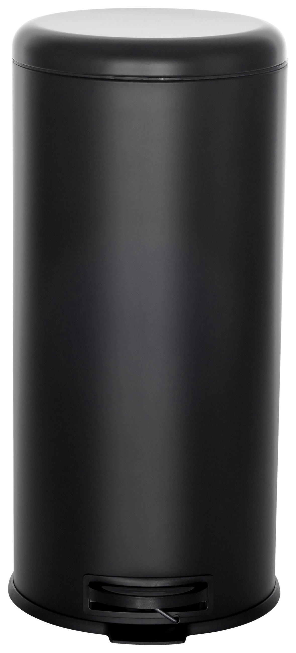 ABFALLSAMMLER 30 l  Metall  - Schwarz, Basics, Kunststoff/Metall (30/63,5/30cm) - MID.YOU