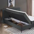 BOXBETT 160/200 cm  in Dunkelgrau  - Dunkelgrau/Schwarz, Design, Holz/Holzwerkstoff (160/200cm) - Xora