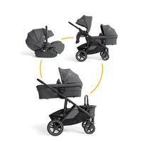 KINDERWAGENSET  Joie Signature  Ebony  - Schwarz, Basics, Kunststoff (65/126/138cm) - JOIE SIGNATURE
