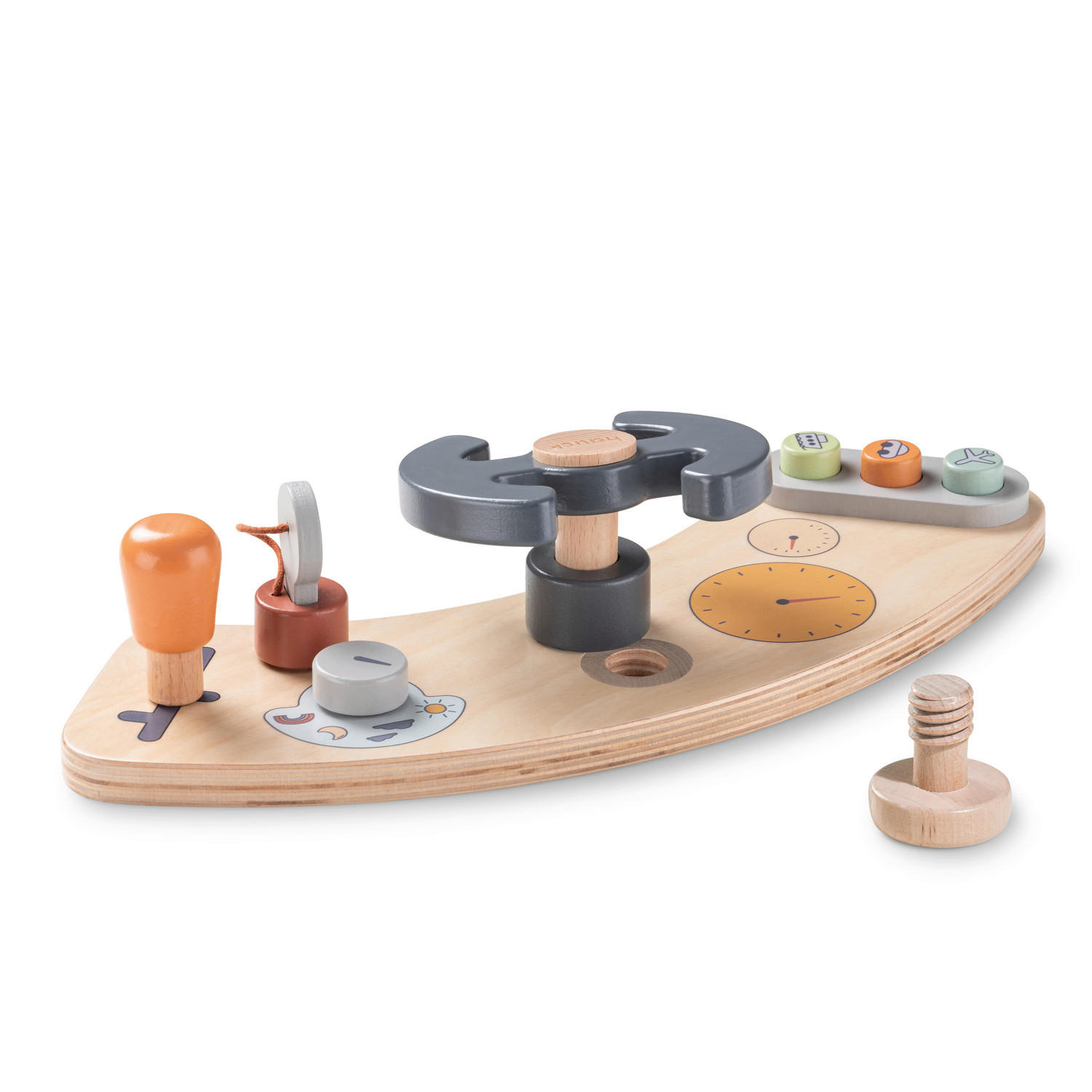 ESS- UND SPIELBRETT Play Cockpit  - Multicolor, Basics, Holz (37/8,3/15cm) - Hauck