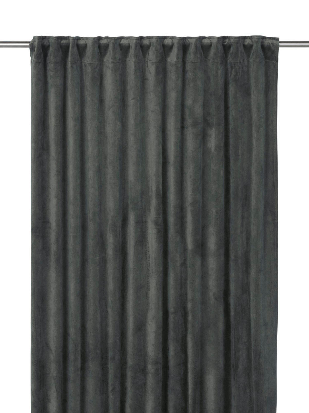 FERTIGVORHANG black-out (lichtundurchlässig)  - Anthrazit, Basics, Textil (135/280cm)